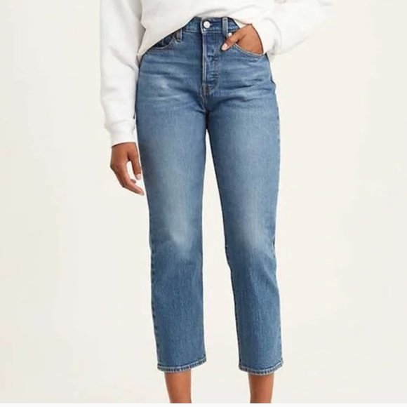 Levi's Denim - NWT Levi’s Premium Wedgie High Rise Button Fly Straight Leg Jeans 32x26